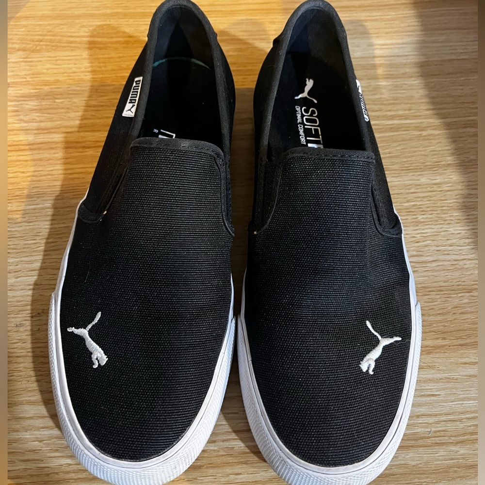 Puma Men's Black Slip-On Sneakers - Picture 3 of 6